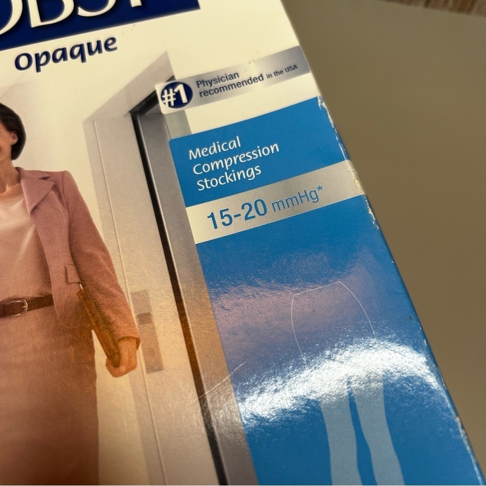 Jobst Opaque Women's Compression Stockings Size Medium - Picture 3 of 6